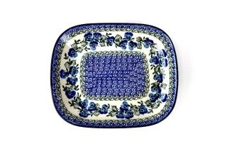 159 Bunzlau Rechthoekige schaal 2273X 159 Schotel rechthoek 22,5x19cm